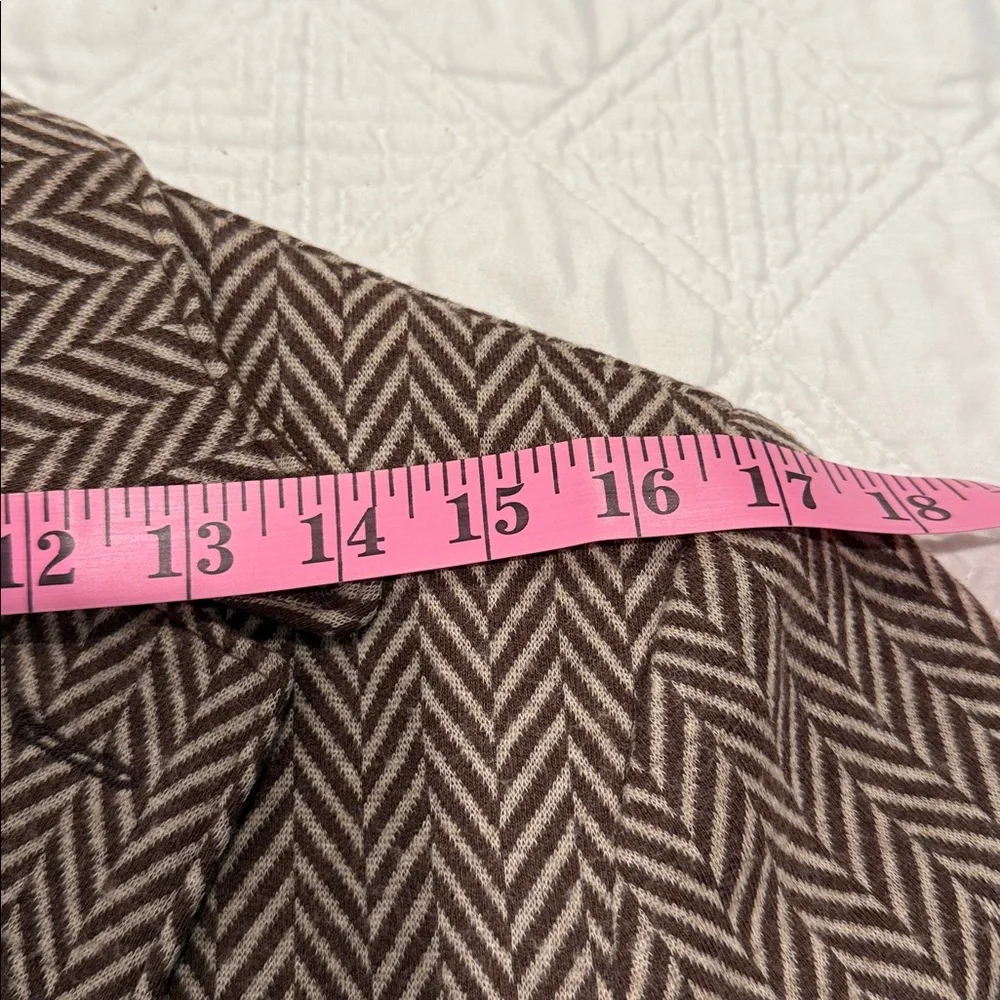 Polo Ralph Lauren Brown Cream Wool blend Blazer Size 16 - Picture 9 of 13